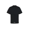 T-shirt long à ourlet arrière, coupe carrée « Noir » 681045TLVH91070