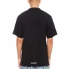 T-shirt long à ourlet arrière, coupe carrée « Noir » 681045TLVH91070