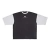 T-shirt à manches 3/4 avec logo « Washed Black Heather Grey » 699190TMVC81208