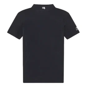 T-shirt à manches courtes ajusté avec imprimé alphabétique du logo FW21, noir 6617524B0B11077