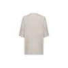 T-shirt à manches courtes « Alphabet » avec logo brodé, gris et blanc 641532TJVA99054