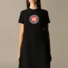 T-shirt à manches courtes avec imprimé BLogo, noir 612964TJVD61000