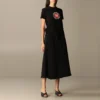 T-shirt à manches courtes avec imprimé BLogo, noir 612964TJVD61000