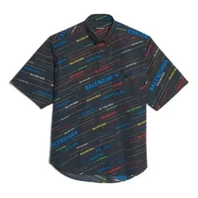 T-shirt à manches courtes avec imprimé logo « Black » 556869TDL542771