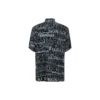 T-shirt à manches courtes avec imprimé logo typographique mixte « Noir Gris » 556854TELF21269