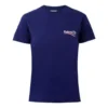 T-shirt à manches courtes avec logo alphabétique imprimé, bleu 612964TIV521195