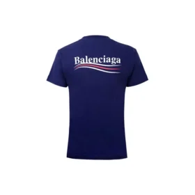 T-shirt à manches courtes avec logo alphabétique imprimé, bleu 612964TIV521195