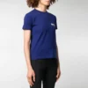 T-shirt à manches courtes avec logo alphabétique imprimé, bleu 612964TIV521195
