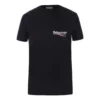 T-shirt à manches courtes avec logo alphabétique imprimé, noir 612964TIV521070