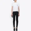 T-shirt à manches courtes avec logo alphabétique imprimé « White » 612964TIV529040