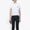 T-shirt à manches courtes avec logo alphabétique imprimé « White » 612964TIV529040