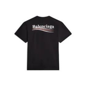 T-shirt à manches courtes avec logo de Political Campaign « Noir » 612964TKVJ11070