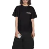T-shirt à manches courtes avec logo de Political Campaign « Noir » 612964TKVJ11070