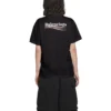 T-shirt à manches courtes avec logo de Political Campaign « Noir » 612964TKVJ11070