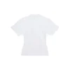 T-shirt à manches courtes avec logo graffiti, blanc, 641590TJV969040