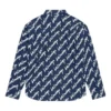T-shirt à manches courtes avec logo griffonné, coupe large « Midnight Blue » 662983TLLJ48502