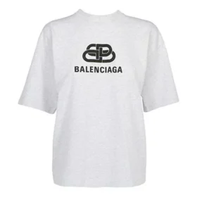 T-shirt à manches courtes avec logo, gris 583098TFV652569 T-shirt à manches courtes avec logo, gris 583098TFV652569