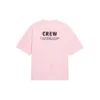 T-shirt à manches courtes avec logo imprimé, rose/rouge 620941TIVG91900