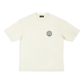 T-shirt à manches courtes avec logo Scissor Crest « Crème » 612966TMVA29069 T-shirt à manches courtes avec logo Scissor Crest « Crème » 612966TMVA29069