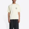 T-shirt à manches courtes avec logo Scissor Crest « Crème » 612966TMVA29069