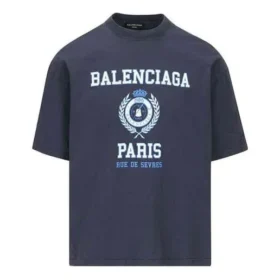 T-shirt à manches courtes avec logo Varsity « Navy » 612966TMV954140 T-shirt à manches courtes avec logo Varsity « Navy » 612966TMV954140