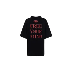 T-shirt à manches courtes avec slogan imprimé, noir 641532TJV781000 T-shirt à manches courtes avec slogan imprimé, noir 641532TJV781000