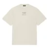 T-shirt à manches courtes Balenciaga FW21 imprimé « Alphabet » pour homme, beige 651795TJV909054