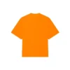 T-shirt à manches courtes Balenciaga FW21 pour homme « HI MY NAME IS » coupe large, imprimé alphabétique, tricot rétro, orange 661715TKVH57513