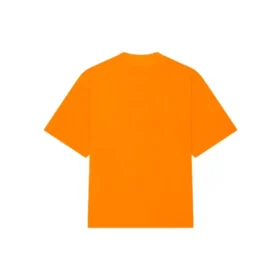 T-shirt à manches courtes Balenciaga FW21 pour homme « HI MY NAME IS » coupe large, imprimé alphabétique, tricot rétro, orange 661715TKVH57513 T-shirt à manches courtes Balenciaga FW21 pour homme « HI MY NAME IS » coupe large, imprimé alphabétique, tricot rétro, orange 661715TKVH57513