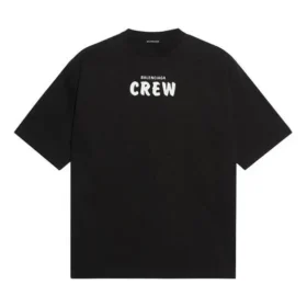 T-shirt à manches courtes Balenciaga pour homme avec imprimé alphabétique, noir 620969TIV741070 T-shirt à manches courtes Balenciaga pour homme avec imprimé alphabétique, noir 620969TIV741070