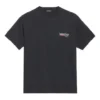 T-shirt à manches courtes Balenciaga pour homme avec imprimé alphabétique, noir 641675TIV521070