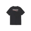 T-shirt à manches courtes Balenciaga pour homme avec imprimé alphabétique, noir 641675TIV521070