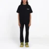 T-shirt à manches courtes Balenciaga pour homme avec imprimé alphabétique, noir 641675TIV521070