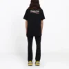 T-shirt à manches courtes Balenciaga pour homme avec imprimé alphabétique, noir 641675TIV521070