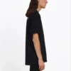 T-shirt à manches courtes Balenciaga pour homme avec imprimé alphabétique, noir 641675TIV521070