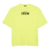 T-shirt à manches courtes Balenciaga pour homme avec imprimé alphabétique, vert fluo 620969TIVG97072