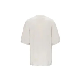 T-shirt à manches courtes Balenciaga pour homme avec logo alphabétique, gris et blanc 641614TJVA99054 T-shirt à manches courtes Balenciaga pour homme avec logo alphabétique, gris et blanc 641614TJVA99054
