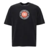 T-shirt à manches courtes Balenciaga pour homme avec logo BB circulaire, noir 641614TJV761000