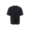 T-shirt à manches courtes Balenciaga pour homme avec logo BB circulaire, noir 641614TJV761000
