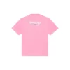 T-shirt à manches courtes Balenciaga pour homme avec logo imprimé, rose, 641675TJVF75713