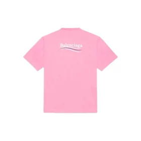 T-shirt à manches courtes Balenciaga pour homme avec logo imprimé, rose, 641675TJVF75713 T-shirt à manches courtes Balenciaga pour homme avec logo imprimé, rose, 641675TJVF75713