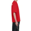 T-shirt à manches courtes Balenciaga pour homme, grand logo rétro, rouge 612966TIVG56540