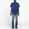 T-shirt à manches courtes Balenciaga pour homme, imprimé « Political Campaign », bleu roi 508203TAV444540