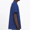 T-shirt à manches courtes Balenciaga pour homme, imprimé « Political Campaign », bleu roi 508203TAV444540