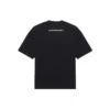 T-shirt à manches courtes Balenciaga SS21 Love pour homme, noir, 612966TJVL51070