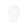 T-shirt à manches courtes Balenciaga SS21 pour homme, imprimé motif marathon et logo, blanc 641614TJVK69040