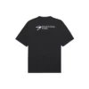 T-shirt à manches courtes Balenciaga SS21 pour homme, logo brodé, noir 641675TKV861070