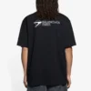 T-shirt à manches courtes Balenciaga SS21 pour homme, logo brodé, noir 641675TKV861070