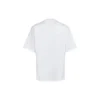 T-shirt à manches courtes Balenciaga SS21 Word pour homme, blanc, 641613TJVI59040