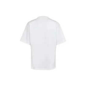 T-shirt à manches courtes Balenciaga SS21 Word pour homme, blanc, 641613TJVI59040